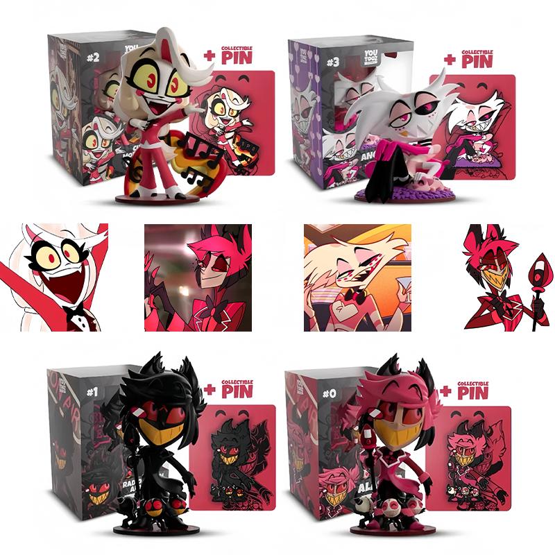 Latest Popular 13.4Cm Pvc Youtooz Hazbin Hotel Game Action Figurine Collectible Model Trendy Desktop Ornaments Garage Kit Doll Toys Gifts