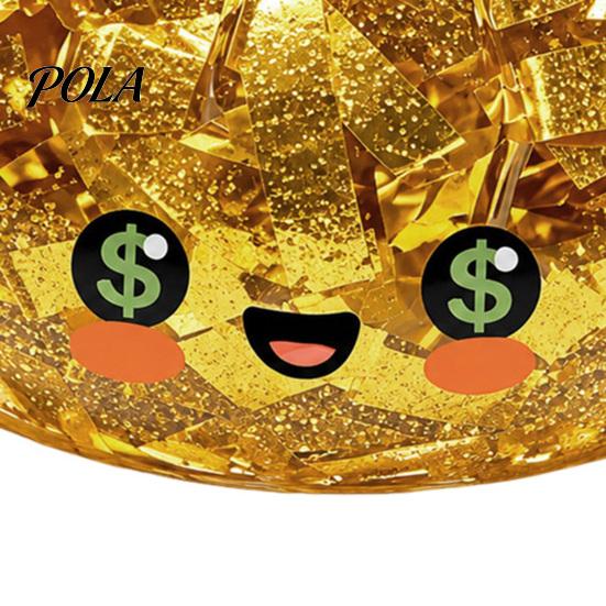 Wax-like Squeeze Toy Gold Foil Steamed Bun Stress Ball, Cute Food Shape Fidget Healing Sensory for Anxiety Relief, Soft Elastic Maltose Reliever,