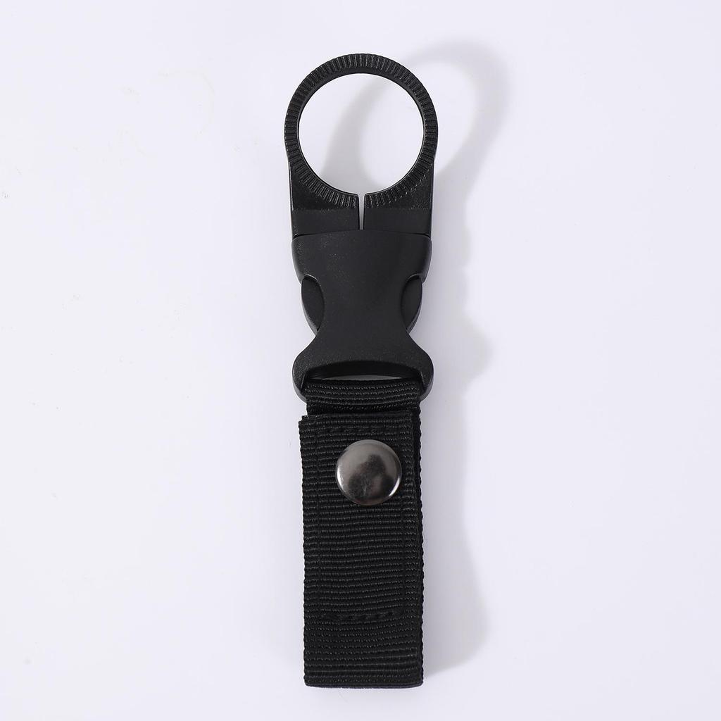 Tactical Webbing Water Bottle Carabiner Clip - Multi-functional Quick Release Hanger Buckle