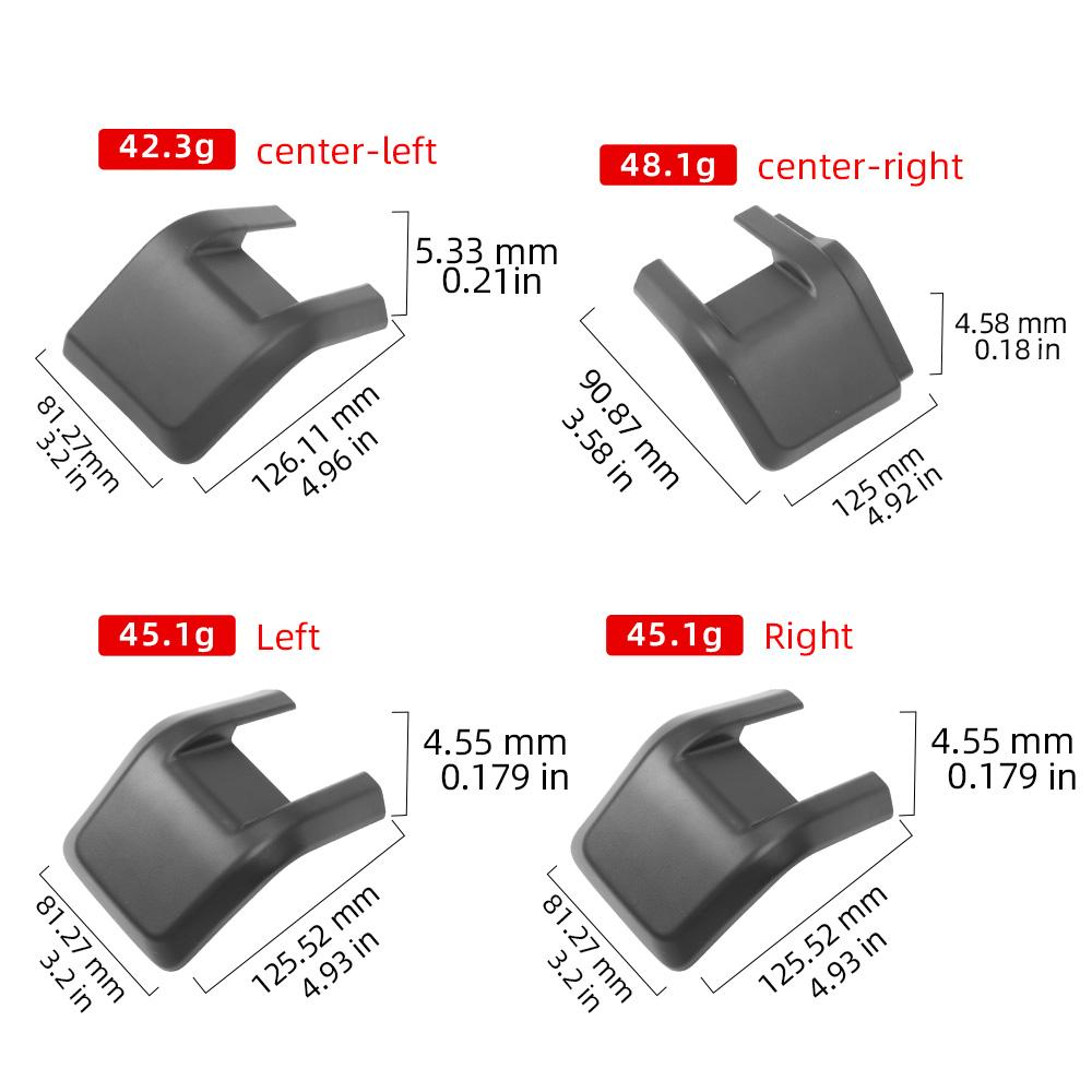 For BMW X1 F48 F49 LHD RHD Car Rear Seat Rail Sliding Track Bonnet Trim Cover For BMW 2 Series F45 F39 Auto Interior Accessories