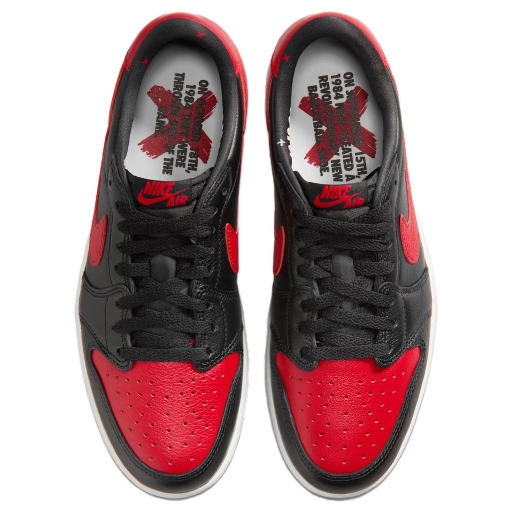 Air Jordan 1 Retro Low OG Banned 2026 Scarpe da Ginnastica da Uomo Nero Nero-Varsity-Rosso-Summit-Bianco IW6276-001