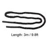 Weighted Jump Ropes 25mmx3m Black Gold Polyester Heavy Skipping Rope for Strength Training Muscle Building