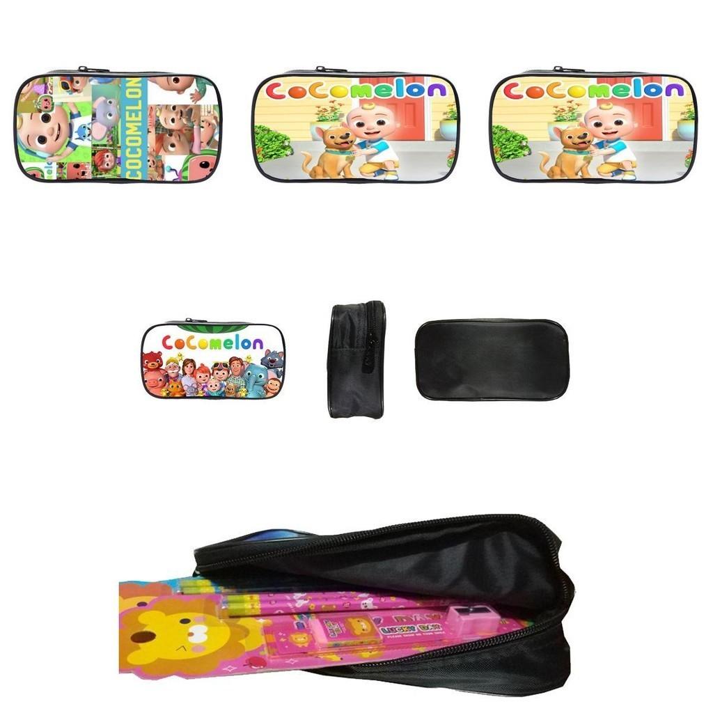 Cocomelon Pencil Box Large Capacity Storage Bag Ideal For Students And Kids