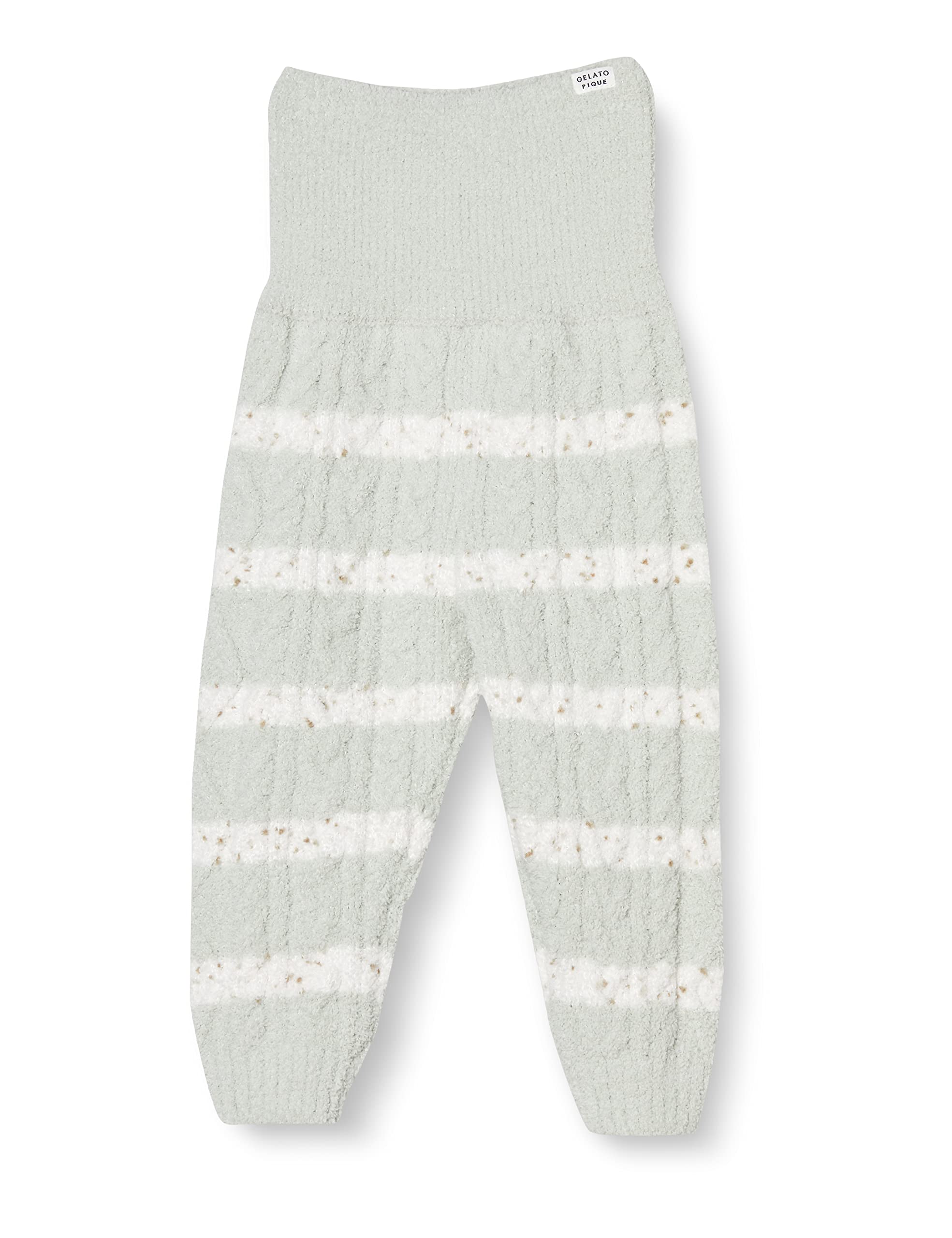 

BABY Border Aran Belly Band Long Pants PBNP225411 MNT 80 [Gelato Pique]