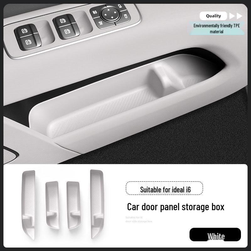 Ideal I6 Car Door Storage Box and Slot Mat - Modified Interior Accessories