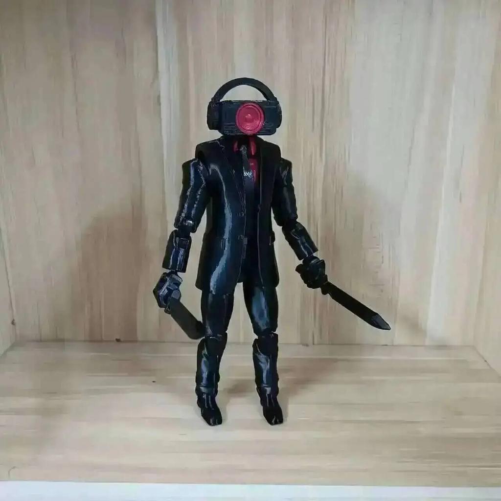 Skibidi Toilet Giocattolo Articolato 3D Skibidi Toilet Manichino 13 Drillman Figura Drill Man Figura Articolata Skibidi Toilet Giocattolo TV Man