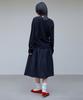 Awi Voluminous Shirred Skirt_Black