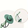 4 pcs Cute Cowboy Hat Straw Toppers Set Reusable Dustproof Silicone Straw Covers for Parties Outdoor Events Perfect for Independence Day Mother'S Day
