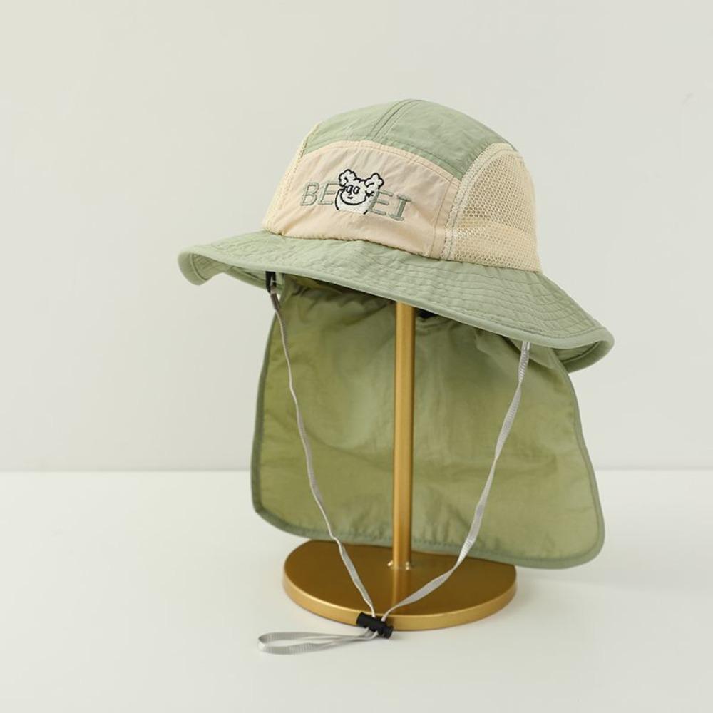 Adjustable Baby Bucket Hat Quick Drying Kids Sun Protection Cap Cute Children Fisherman Cap  Summer