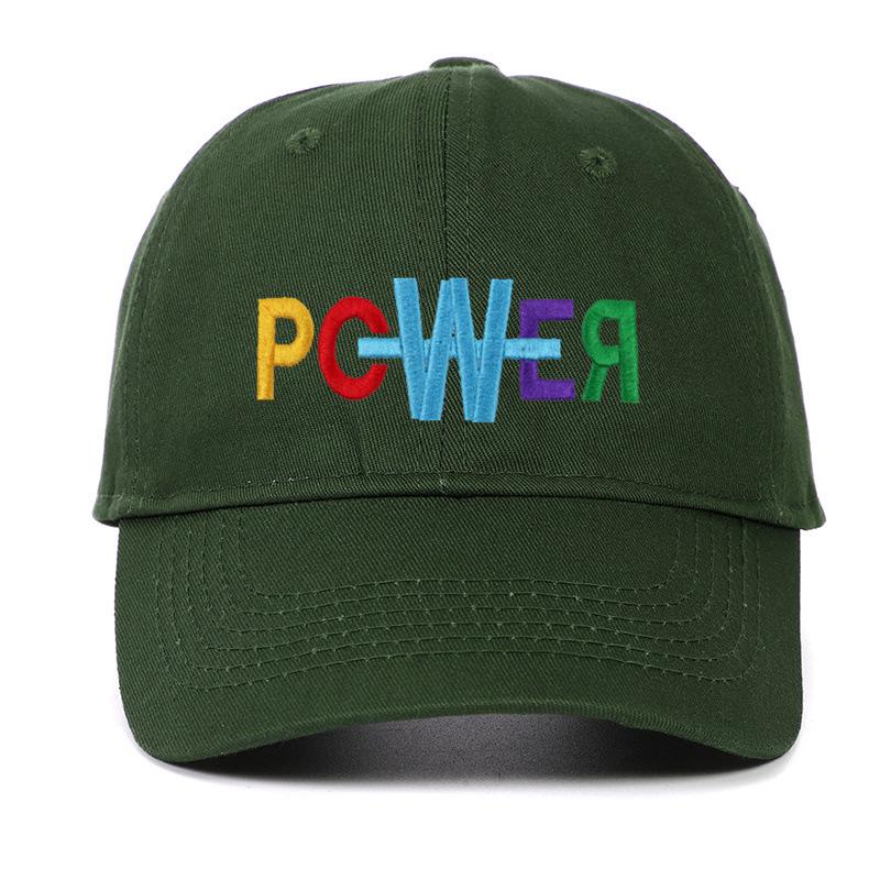 Trendy Colorful Letters Embroidered Cotton Baseball Cap - Unisex Retro Distressed Sports Hat