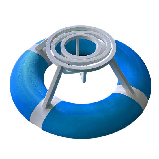 Floating Gyro Cup Holder, The Beer Buoy Floating Drink Holder, Anti Spill Gyro Can Holder, Pool Drink Float for 12oz Standard Cans, Floating Beverage