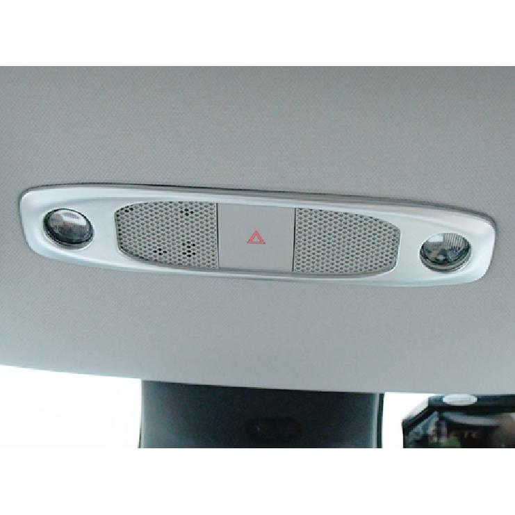 Front&Rear Reading Light Lid Cover Trim For 2018- Tesla Model 3 Steel Matte