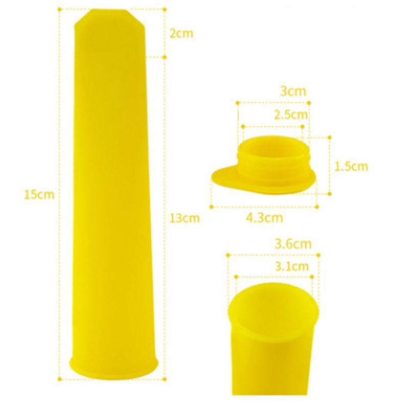 Up Push Silicone Frozen Stick Ice Cream Pop Yogurt Jelly Lolly Maker Mould