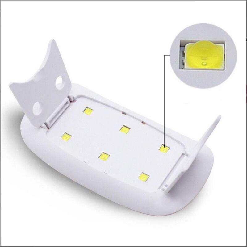 6W Mini Portable LED Sunlight UV LED Lamp Nail Gryer With USB Cable Mouse Designed Lightweight