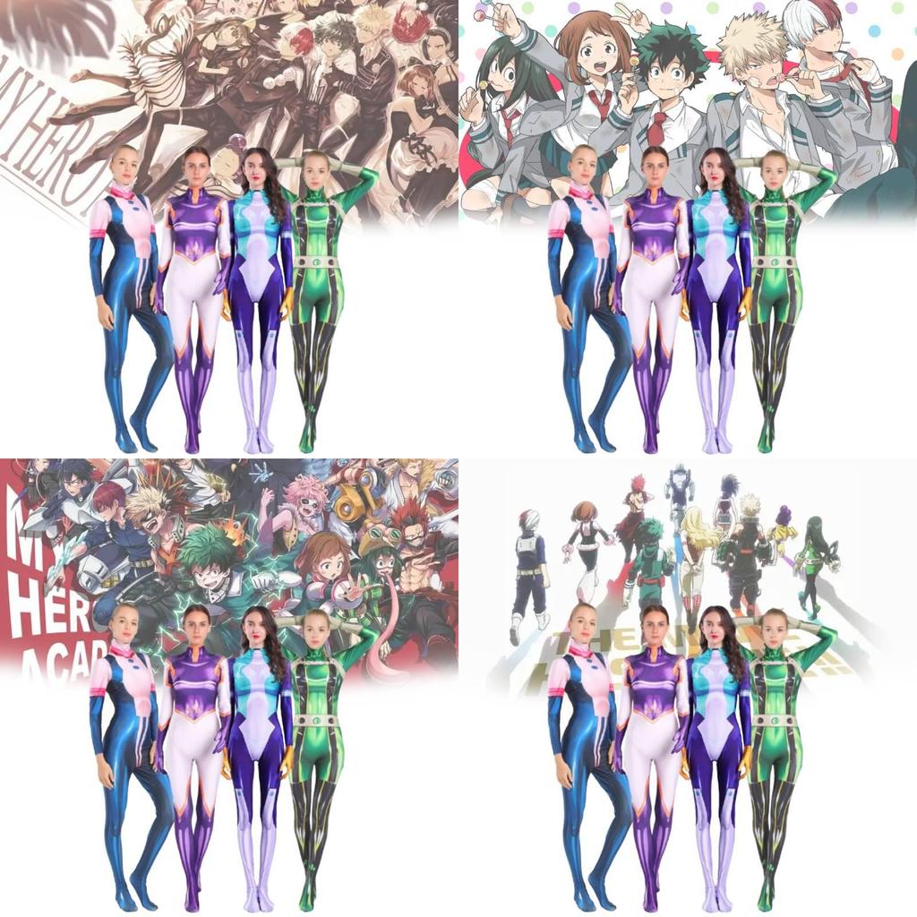 My Hero Academia Cosplay Costume For Kids And Adults With Polyester Fabric For Halloween And Stage Shows