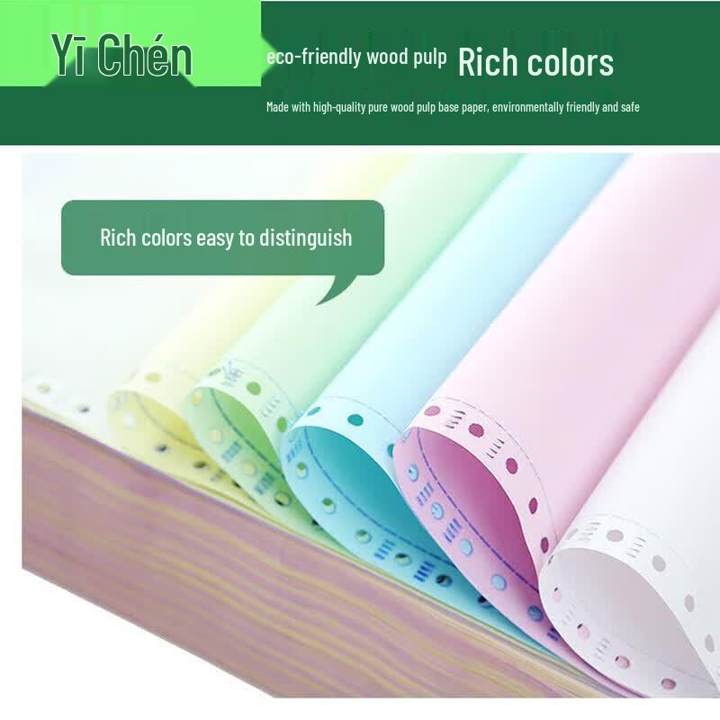 Yichen Colored Continuous Form Dot Matrix Printer Paper