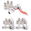 1 Pair Of Car Tools Quick Disconnect Battery Tool Main Cable Terminal Closing Connector Clip 12v 6v 24v Car Boat Tractor Truck