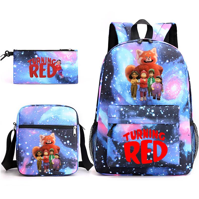 2022 Youth Metamorphosis 3 Sets/piece Laptop Backpack School Teen Girl Student Schoolbag