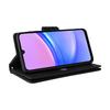 For Samsung Galaxy A17 5G/A17 4G/A26 5G Case Zipper Wallet Rivet Decor Leather Phone Cover with Wrist Strap