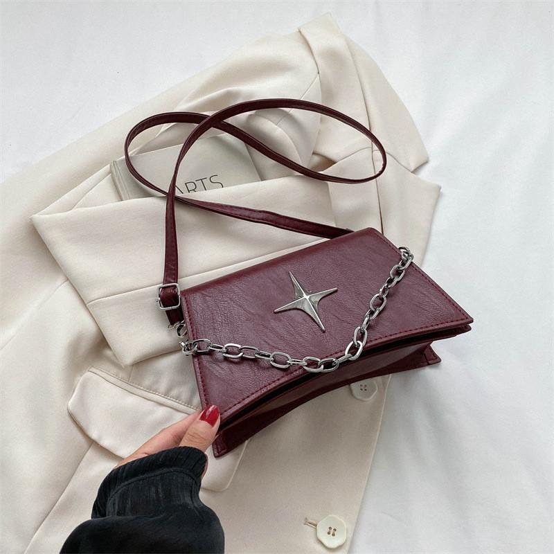 Stylish Minimalist Women s Crossbody Bag For Winter Fashion In Versatile Colors Burgundy