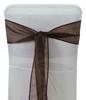 Darling Souvenir Pack Of 25 Organza Chair Sashes Bow Sash For Wedding & Events Supplies Party Decoration Chair Cover Sash - Colors