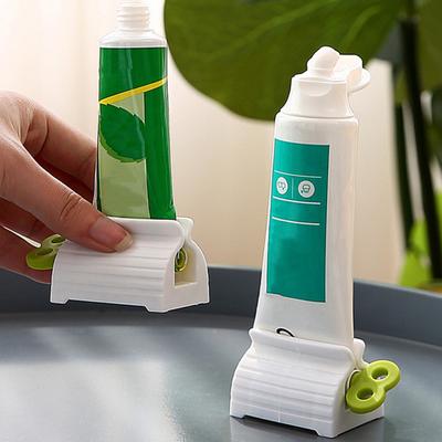Toothpaste Squeezer Labor-saving Stable Base Manual Easy Dispenser Toothpaste Tube Roller Clip Bathroom Accessories