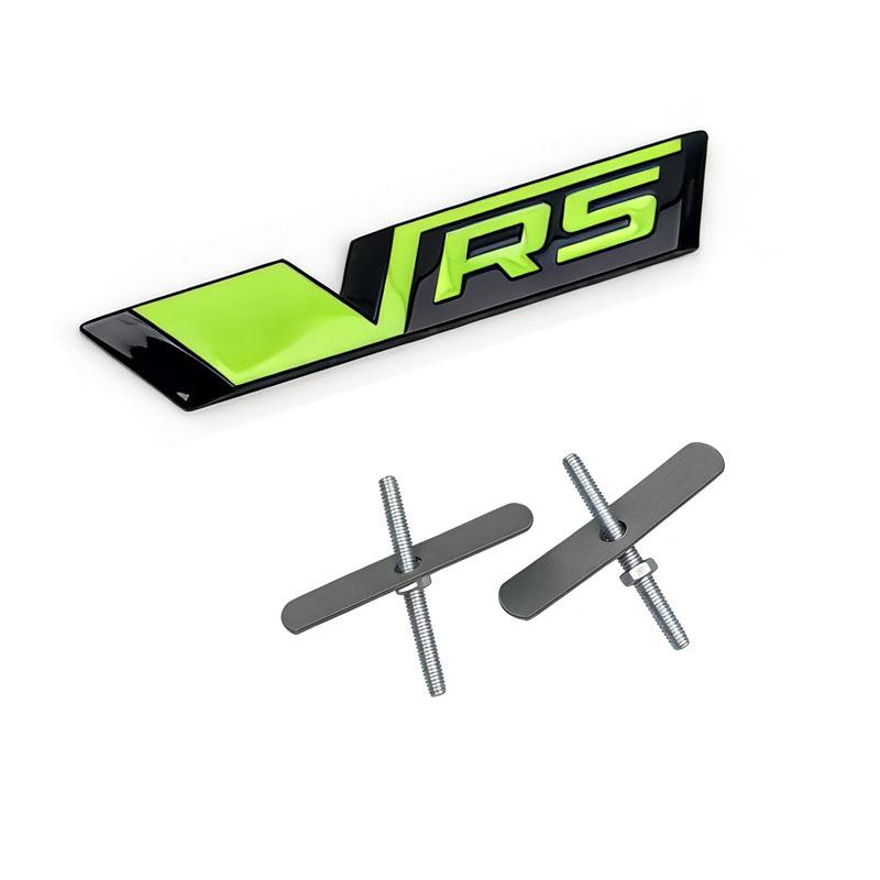 CXUX8 Car 3D Metal Logo Grill Trunk Emblem Badge Sticker Decals For Skoda VRS Octavia 1 2 3 5 Fabia Rapid Superb Kodiaq KAROQ 4x4 YETI