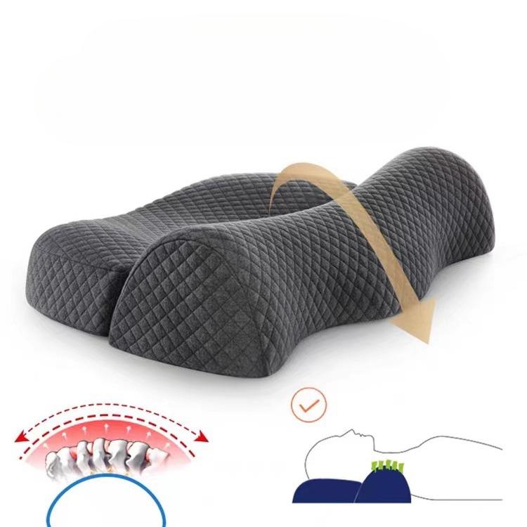 New Orthopedic Cervical Vertebra Pillow Pillow Core Memory Pillow Anti-arch Traction Pillow Rich Bag Correction Pillow Special for Sleeping