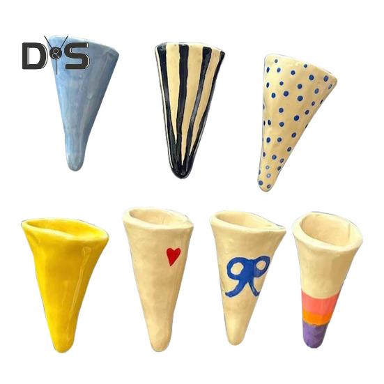 

7 шт./компл. 3D конусный магнит на холодильник DIY домашний офис кухонный шкафчик холодильник миниатюрный конус форма магнитное украшение смоляной орнамент 7pcs