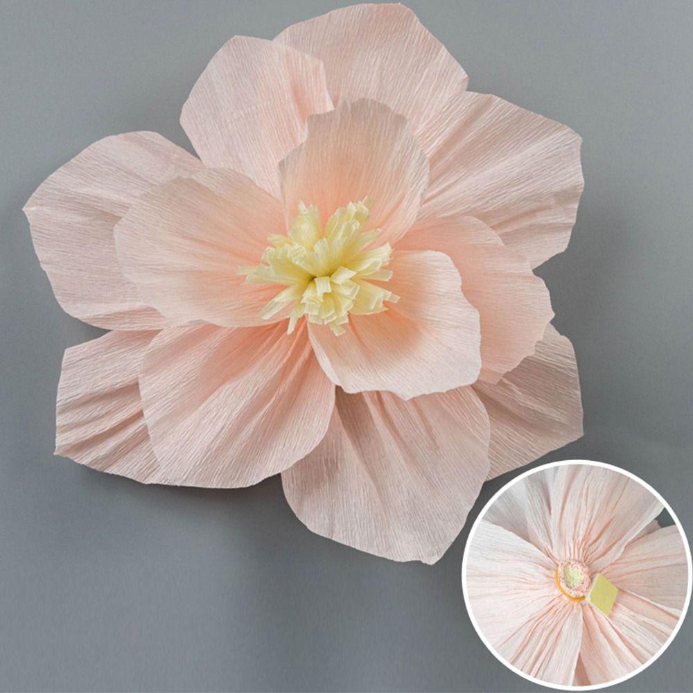 Decoration DIY Background Wall Kindergarten Flower Crepe Paper Flower Three-Dimensional Flower