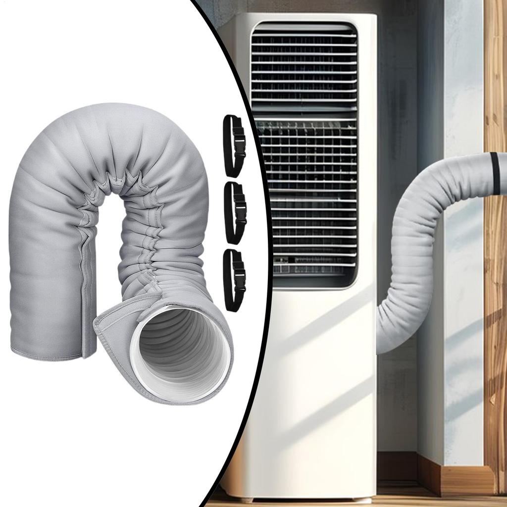 Portable AC Hose Insulation Sleeve Portable Air Conditioner Hose Cover Wrap,Fits for 5Inch 5.9Inch Diameter Exhaust Hose