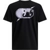 Under Armour Curry China Tour Series Printed Pattern Simple Basketball Short Sleeve T-Shirt Men Tops Black 6001849-001