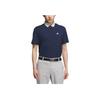 Adidas Ultimate Golf Fashion Simple Short Sleeve Polo Shirt Men Polo Shirts Navy-Blue JG1321