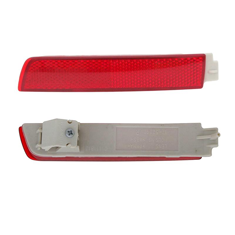 2Pcs/Pair LED Car Exterior Rear Bumper Reflector Tail Brake Stop Running Light For Nissan Sentra 2012-2018 265655C000 265605C000