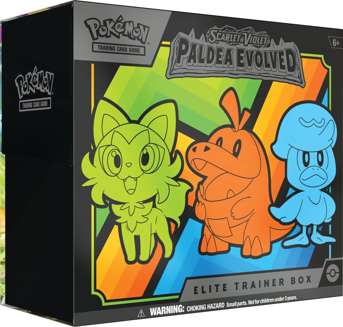 

Pokemon Scarlet Violet Paldea Evolved Elite Trainer Box TCG &