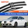 For Alfa Romeo Giulietta 940 2010- 2011 2012 Wiper Front&Rear Wiper Blades Windshield Windscreen Window Brushes 24"+18"+14"