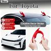 Corn de Dragon pentru Portbagajul Mașinii 1 pereche Autocolante 3D Aderență Puternică Nu Cad în Ploaie Pentru Toyota Prius Camry Corolla CHR RAV4 Land Cruiser