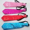 New Light Up  Flashing Striped Glowing EL Tie Luminous Necktie for Children Club Cosplay Tie