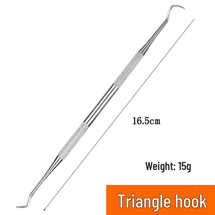 Dental Tools Kit: Stainless Steel Teeth Cleaner, Probe, Pick & Excavator for Oral Care