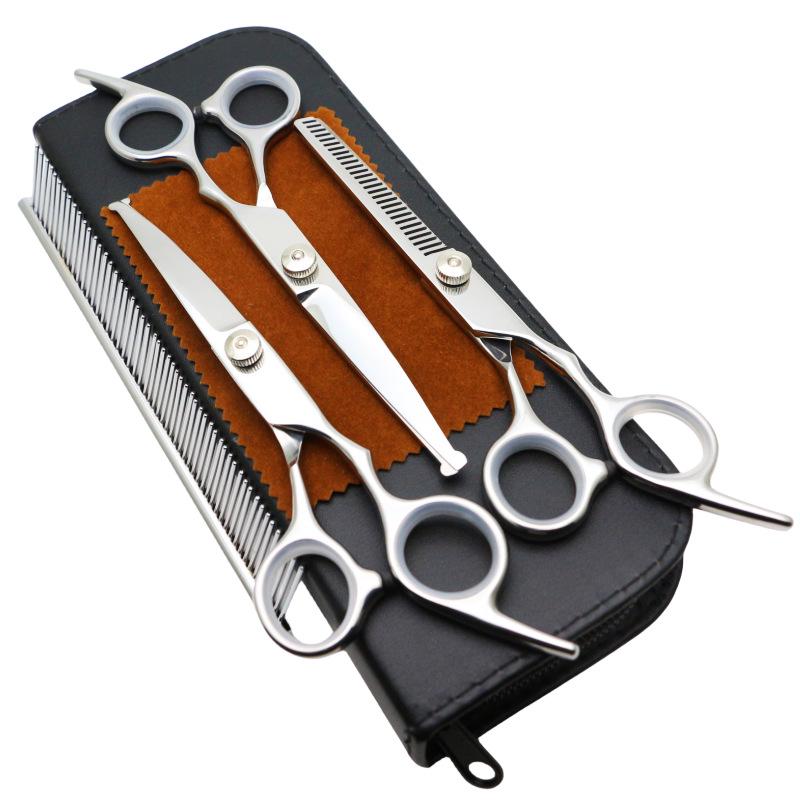 Popular Pet Scissors Set: Round Head Dog Styling, Thinning & Trimming Tools