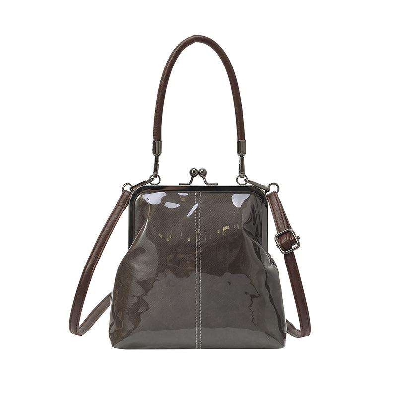 

Ретро персонализированная сумка-мессенджер в виде ракушки, новая модная сумка через плечо, женская повседневная простая текстурная сумка