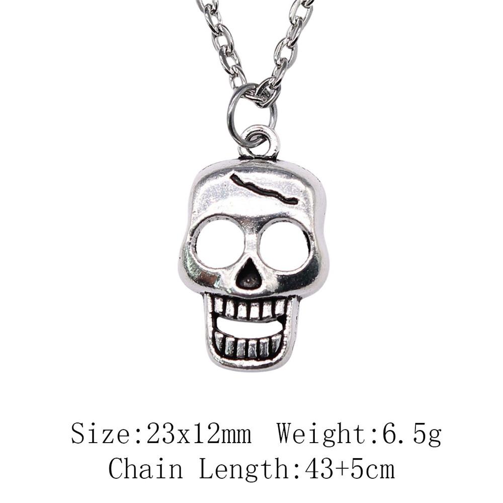 Birthday Gifts Boho Necklace Cross Skull Necklace On The Neck 43cm Chain Women's Bag Long Necklace