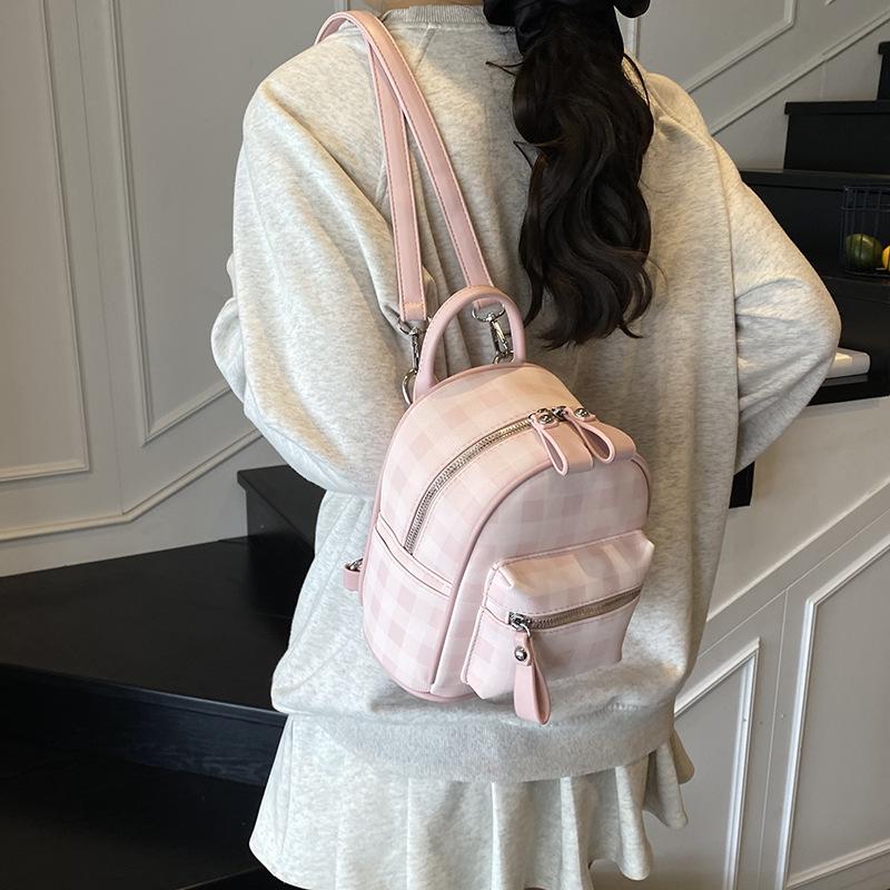 Traveling Double Shoulder Small Bag Women's New Small and Lightweight Travel High Value High Sense Niche Backpack