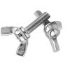 5pcs Bag 304 Stainless Steel Wing Butterfly Screws Bolts Machine Repair Accessory(M5 * 20mm)