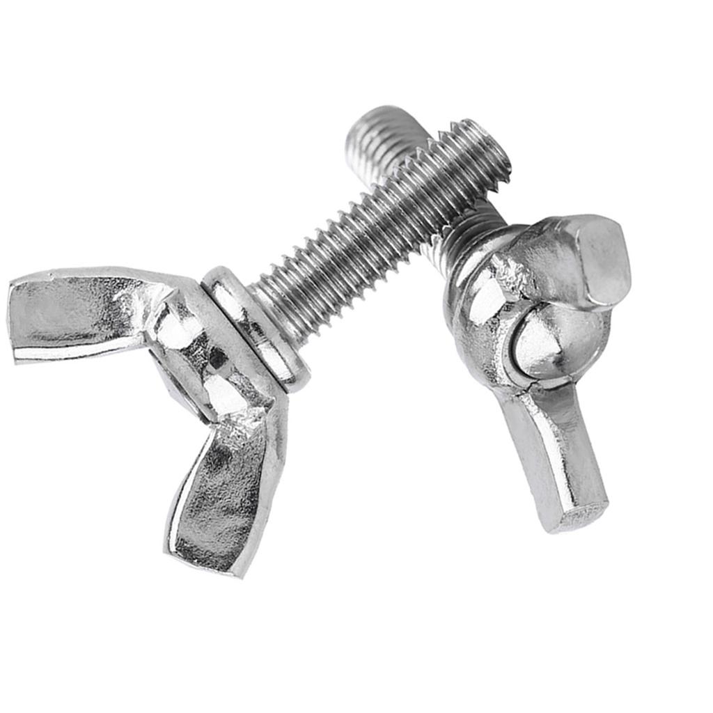 5pcs Bag 304 Stainless Steel Wing Butterfly Screws Bolts Machine Repair Accessory(M5 * 20mm)