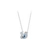 Swan Blue Rhodium Necklace 5533397 – Elegant Jewelry for a Sophisticated Look