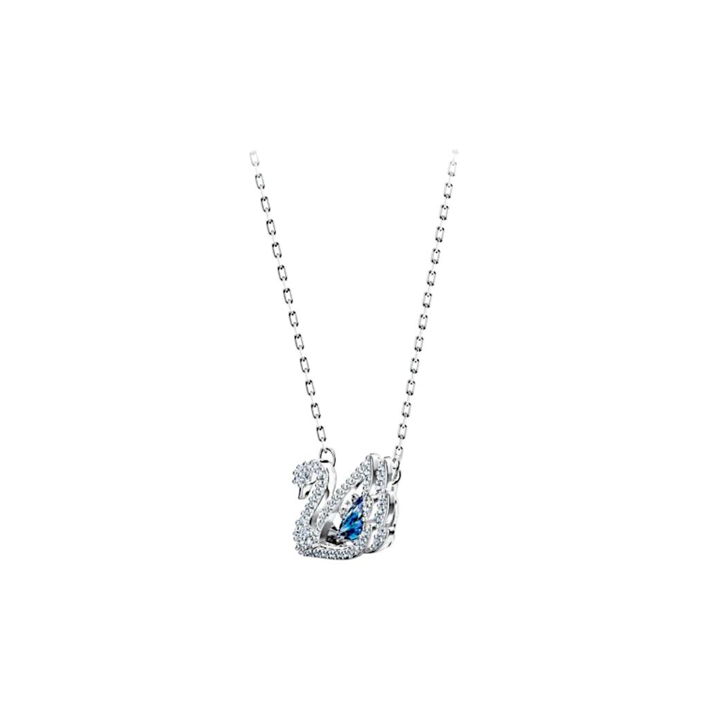 Swan Blue Rhodium Necklace 5533397 – Elegant Jewelry for a Sophisticated Look