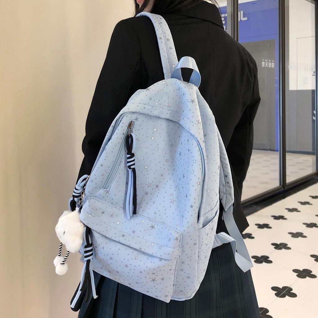 Schoolbag Female Korean Version of Junior High School Students and Primary School Students In Grades 3 To 6 Backpack Japanese Simple and Cute