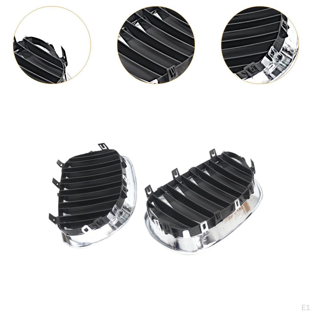 2 sztuki przednich osłon chłodnicy, zamienniki, 51712155447 Części Odporne na zużycie Wygodne akcesoria