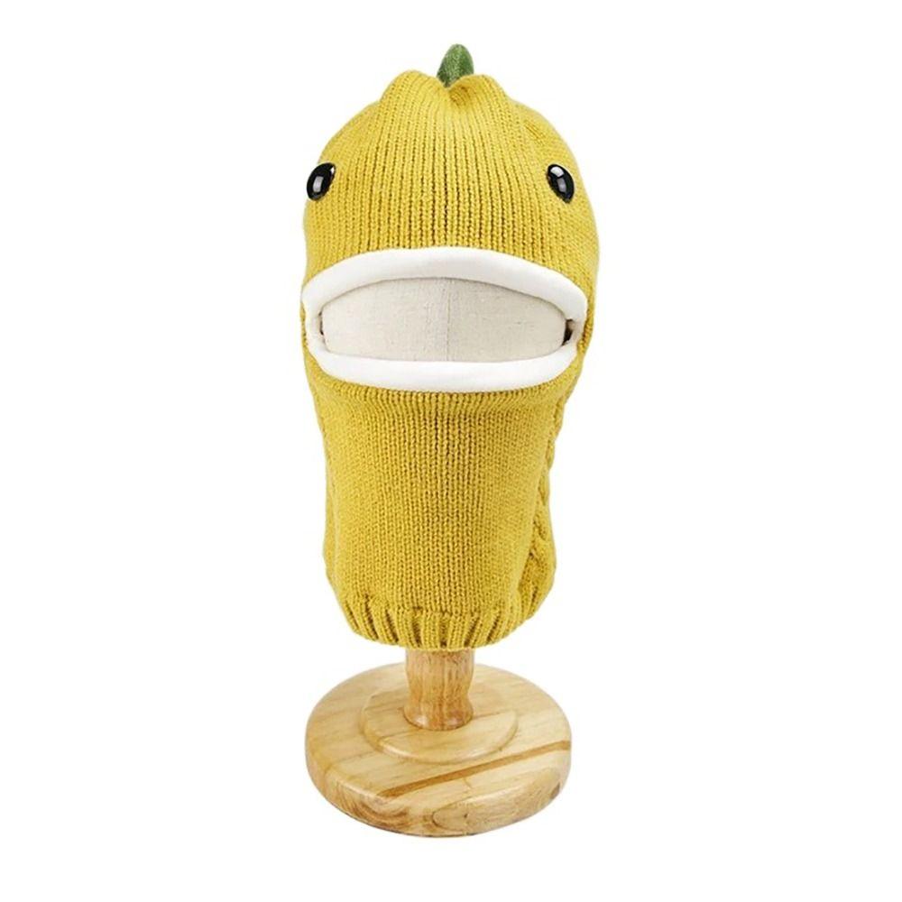 Wool Ear Protection Hat Soft Kids Earmuffs Cap Winter Warm Woolen Knitted Hats Baby